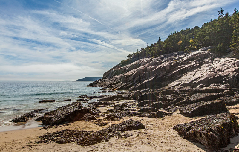 sand beach in acadia national park